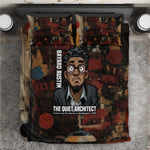 Bayard Rustin Bedding Set with Quiet Architect Design Strategy and Courage Civil Rights Tribute - African Pride