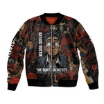 Bayard Rustin Bomber Jacket with Quiet Architect Design Strategy and Courage Civil Rights Tribute - African Pride