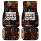 Bayard Rustin Car Mats with Quiet Architect Design Strategy and Courage Civil Rights Tribute - African Pride