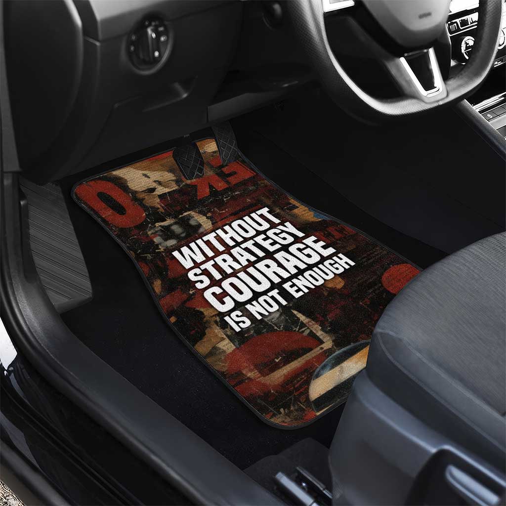 Bayard Rustin Car Mats with Quiet Architect Design Strategy and Courage Civil Rights Tribute - African Pride