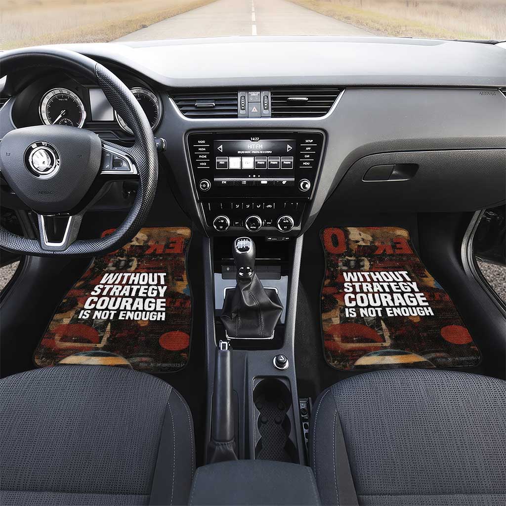 Bayard Rustin Car Mats with Quiet Architect Design Strategy and Courage Civil Rights Tribute - African Pride