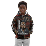 Bayard Rustin Kid Hoodie with Quiet Architect Design Strategy and Courage Civil Rights Tribute - African Pride