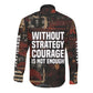 Bayard Rustin Long Sleeve Button Shirt with Quiet Architect Design Strategy and Courage Civil Rights Tribute - African Pride