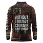 Bayard Rustin Long Sleeve Polo Shirt with Quiet Architect Design Strategy and Courage Civil Rights Tribute - African Pride