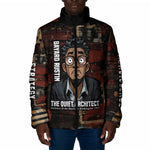 Bayard Rustin Padded Jacket with Quiet Architect Design Strategy and Courage Civil Rights Tribute - African Pride