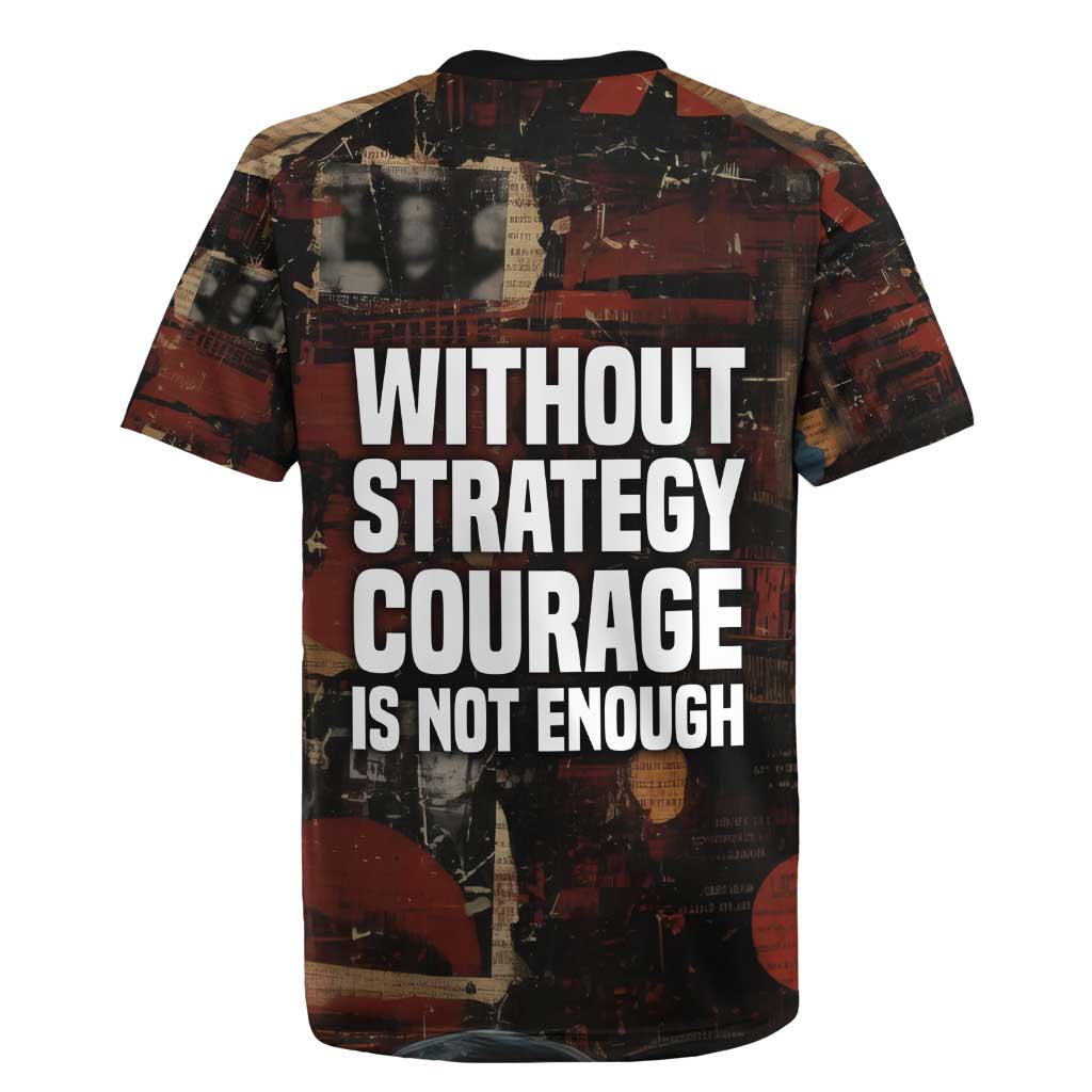 Bayard Rustin Rugby Jersey with Quiet Architect Design Strategy and Courage Civil Rights Tribute - African Pride