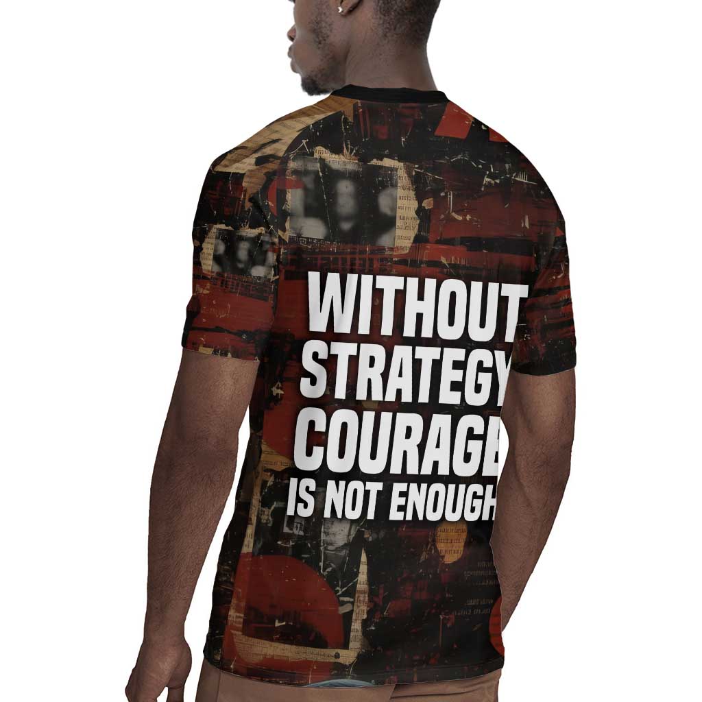 Bayard Rustin Rugby Jersey with Quiet Architect Design Strategy and Courage Civil Rights Tribute - African Pride