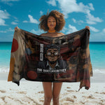 Bayard Rustin Sarong with Quiet Architect Design Strategy and Courage Civil Rights Tribute - African Pride