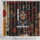 Bayard Rustin Shower Curtain with Quiet Architect Design Strategy and Courage Civil Rights Tribute - African Pride