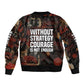 Bayard Rustin Sleeve Zip Bomber Jacket with Quiet Architect Design Strategy and Courage Civil Rights Tribute - African Pride