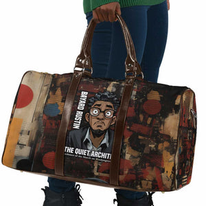 Bayard Rustin Travel Bag with Quiet Architect Design Strategy and Courage Civil Rights Tribute - African Pride
