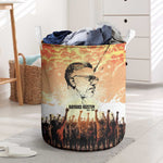 Bayard Rustin Laundry Basket with Radical Nonviolence Design Protest Crowd and Courage Civil Rights Tribute - African Pride
