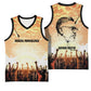 Bayard Rustin Basketball Jersey with Radical Nonviolence Design Protest Crowd and Courage Civil Rights Tribute - African Pride