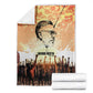 Bayard Rustin Blanket with Radical Nonviolence Design Protest Crowd and Courage Civil Rights Tribute - African Pride