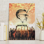Bayard Rustin Canvas Wall Art with Radical Nonviolence Design Protest Crowd and Courage Civil Rights Tribute - African Pride