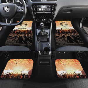 Bayard Rustin Car Mats with Radical Nonviolence Design Protest Crowd and Courage Civil Rights Tribute - African Pride