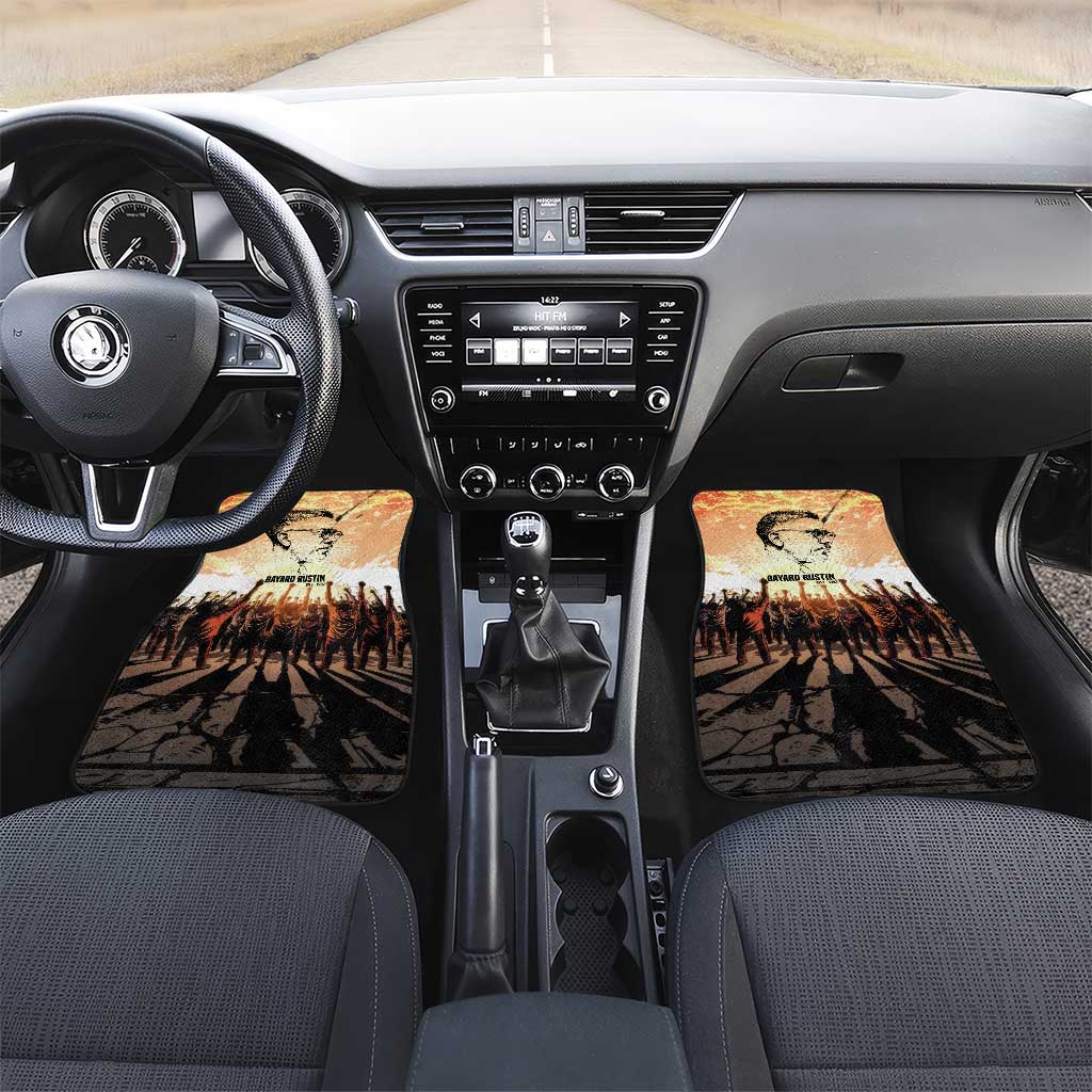Bayard Rustin Car Mats with Radical Nonviolence Design Protest Crowd and Courage Civil Rights Tribute - African Pride
