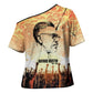 Bayard Rustin Cross Shoulder Shirt with Radical Nonviolence Design Protest Crowd and Courage Civil Rights Tribute - African Pride