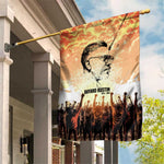 Bayard Rustin Garden Flag with Radical Nonviolence Design Protest Crowd and Courage Civil Rights Tribute - African Pride