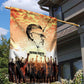 Bayard Rustin Garden Flag with Radical Nonviolence Design Protest Crowd and Courage Civil Rights Tribute - African Pride