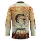 Bayard Rustin Hockey Jersey with Radical Nonviolence Design Protest Crowd and Courage Civil Rights Tribute - African Pride