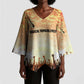 Bayard Rustin Kimono Sleeve Blouse with Radical Nonviolence Design Protest Crowd and Courage Civil Rights Tribute - African Pride