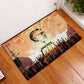 Bayard Rustin Rubber Doormat with Radical Nonviolence Design Protest Crowd and Courage Civil Rights Tribute - African Pride