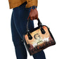 Bayard Rustin Shoulder Handbag with Radical Nonviolence Design Protest Crowd and Courage Civil Rights Tribute - African Pride