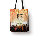 Bayard Rustin Tote Bag with Radical Nonviolence Design Protest Crowd and Courage Civil Rights Tribute - African Pride