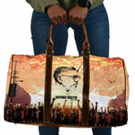 Bayard Rustin Travel Bag with Radical Nonviolence Design Protest Crowd and Courage Civil Rights Tribute - African Pride