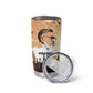 Bayard Rustin Tumbler Cup with Radical Nonviolence Design Protest Crowd and Courage Civil Rights Tribute - African Pride