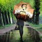 Bayard Rustin Umbrella with Radical Nonviolence Design Protest Crowd and Courage Civil Rights Tribute - African Pride