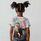Booker T. Washington Kid T shirt Halftone Portrait Design Tilling a Field Quote Historical Civil Rights Tribute TS04