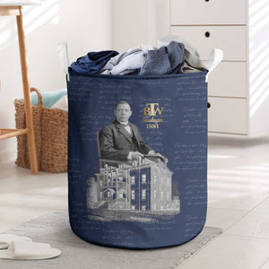 Booker T. Washington Laundry Basket Tuskegee Institute Design Educational Legacy 1881 Historic Tribute - African Pride