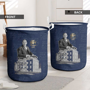 Booker T. Washington Laundry Basket Tuskegee Institute Design Educational Legacy 1881 Historic Tribute - African Pride