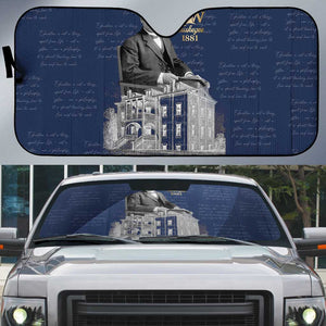 Booker T. Washington Auto Sun Shade Tuskegee Institute Design Educational Legacy 1881 Historic Tribute - African Pride