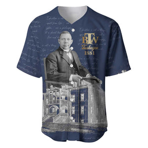 Booker T. Washington Baseball Jersey Tuskegee Institute Design Educational Legacy 1881 Historic Tribute TS04