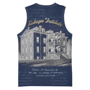 Booker T. Washington Basketball Jersey Tuskegee Institute Design Educational Legacy 1881 Historic Tribute - African Pride