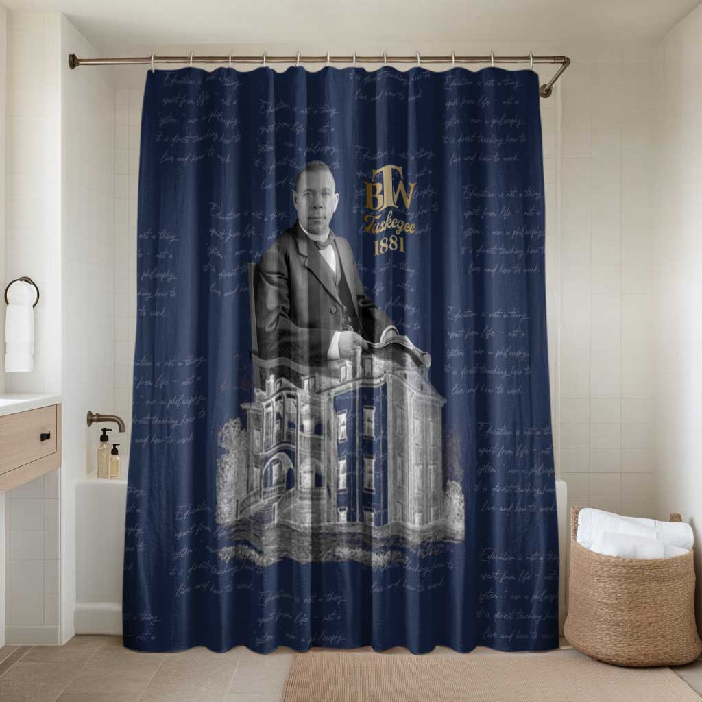 Booker T. Washington Bathroom Set Tuskegee Institute Design Educational Legacy 1881 Historic Tribute - African Pride