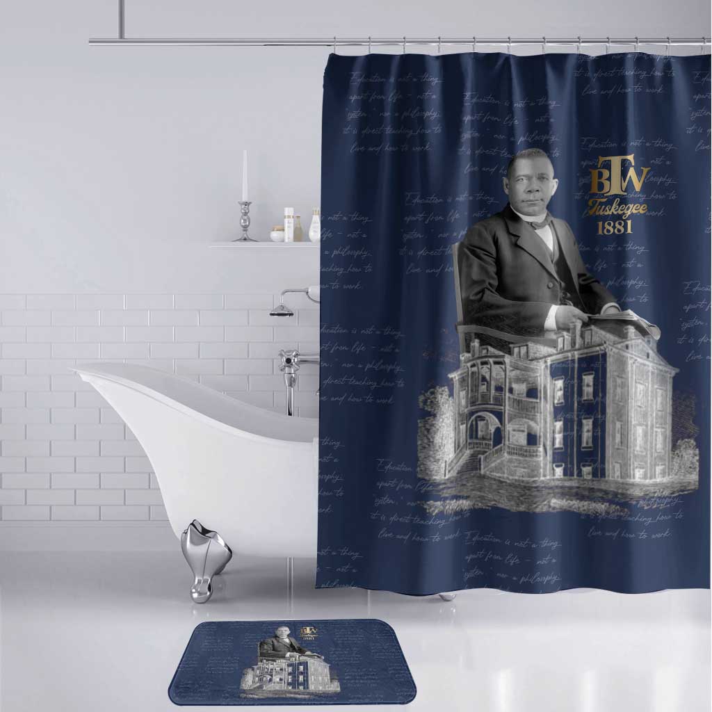 Booker T. Washington Bathroom Set Tuskegee Institute Design Educational Legacy 1881 Historic Tribute - African Pride