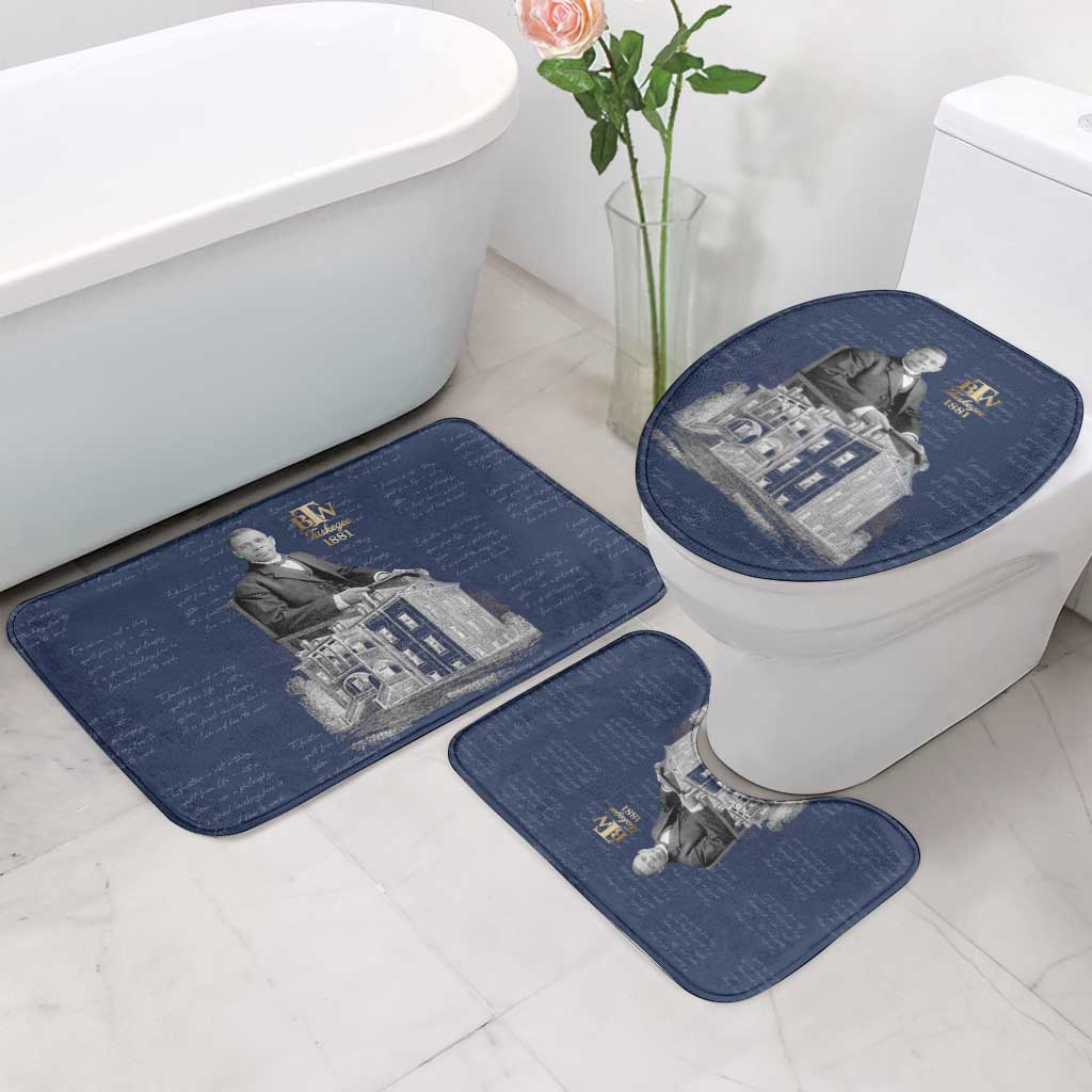 Booker T. Washington Bathroom Set Tuskegee Institute Design Educational Legacy 1881 Historic Tribute - African Pride