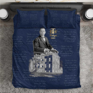 Booker T. Washington Bedding Set Tuskegee Institute Design Educational Legacy 1881 Historic Tribute - African Pride