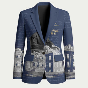 Booker T. Washington Blazer Tuskegee Institute Design Educational Legacy 1881 Historic Tribute - African Pride