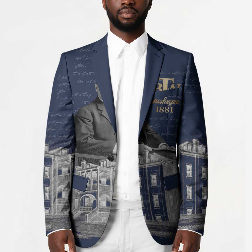 Booker T. Washington Blazer Tuskegee Institute Design Educational Legacy 1881 Historic Tribute - African Pride