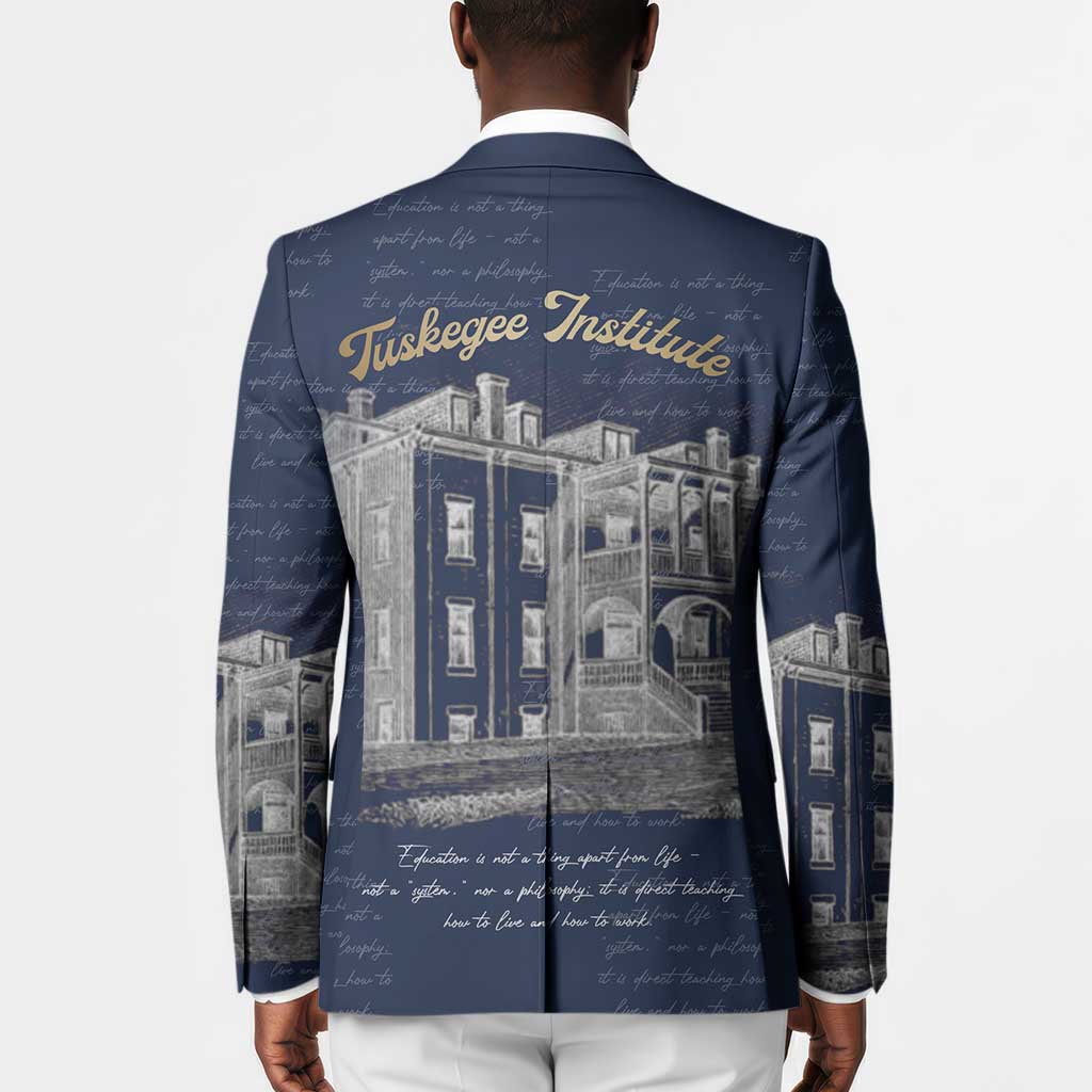 Booker T. Washington Blazer Tuskegee Institute Design Educational Legacy 1881 Historic Tribute - African Pride