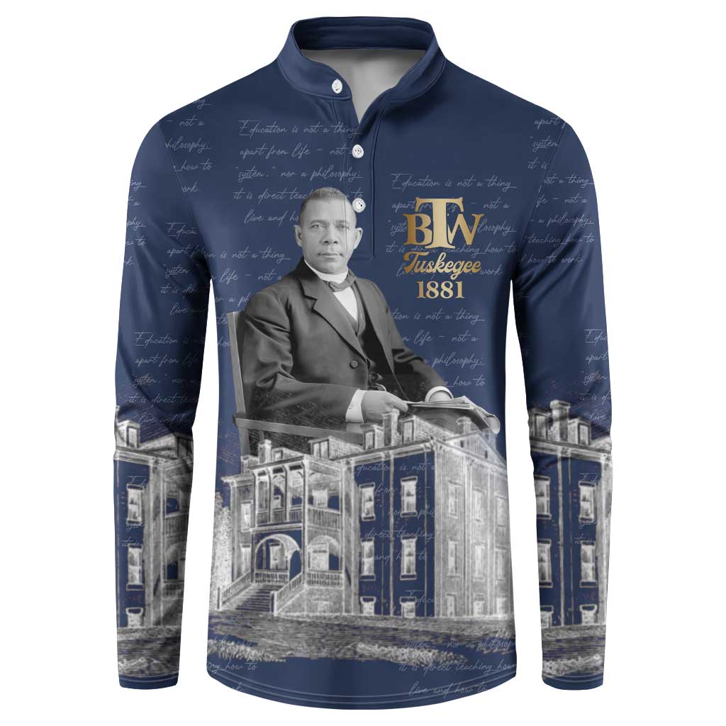 Booker T. Washington Button Sweatshirt Tuskegee Institute Design Educational Legacy 1881 Historic Tribute