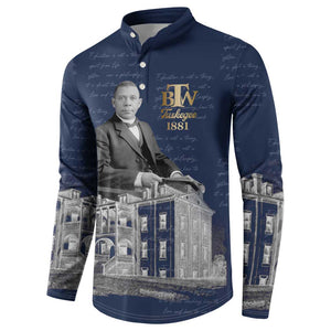 Booker T. Washington Button Sweatshirt Tuskegee Institute Design Educational Legacy 1881 Historic Tribute