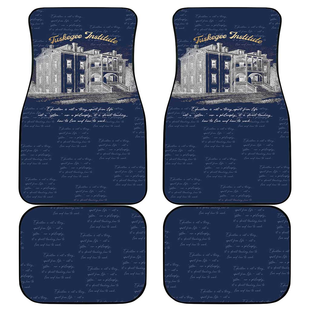Booker T. Washington Car Mats Tuskegee Institute Design Educational Legacy 1881 Historic Tribute - African Pride