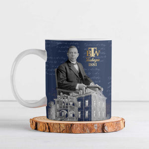 Booker T. Washington Ceramic Mug Tuskegee Institute Design Educational Legacy 1881 Historic Tribute - African Pride