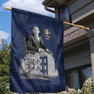 Booker T. Washington Garden Flag Tuskegee Institute Design Educational Legacy 1881 Historic Tribute - African Pride